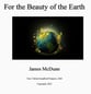 For the Beauty of the Earth SA/TB choral sheet music cover